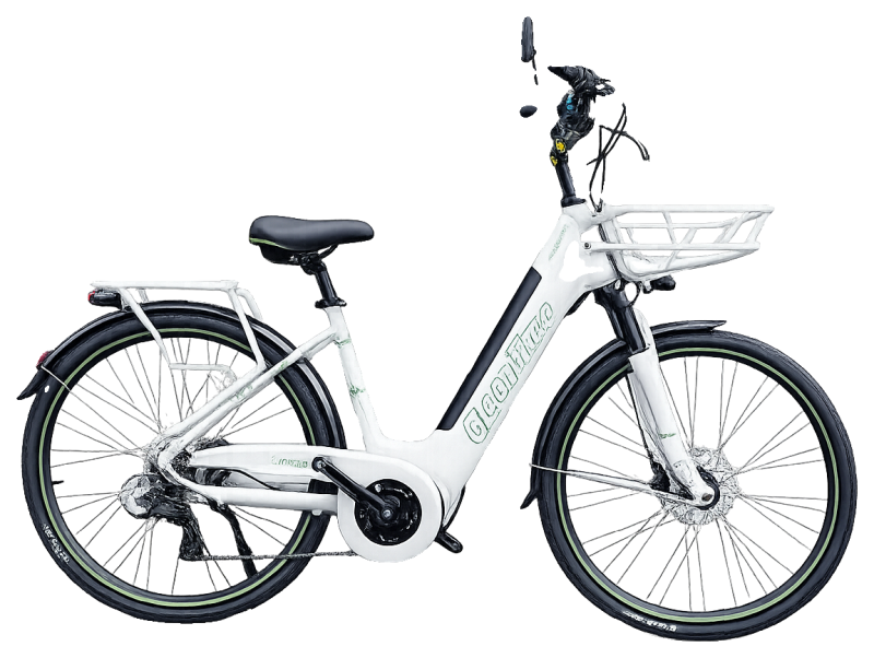 E-Bike City 28 TONGSHENG 80Nm con Cestino Integrato