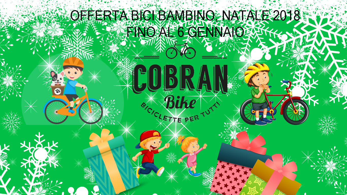 Offerte di Natale 2018, bici da bambino