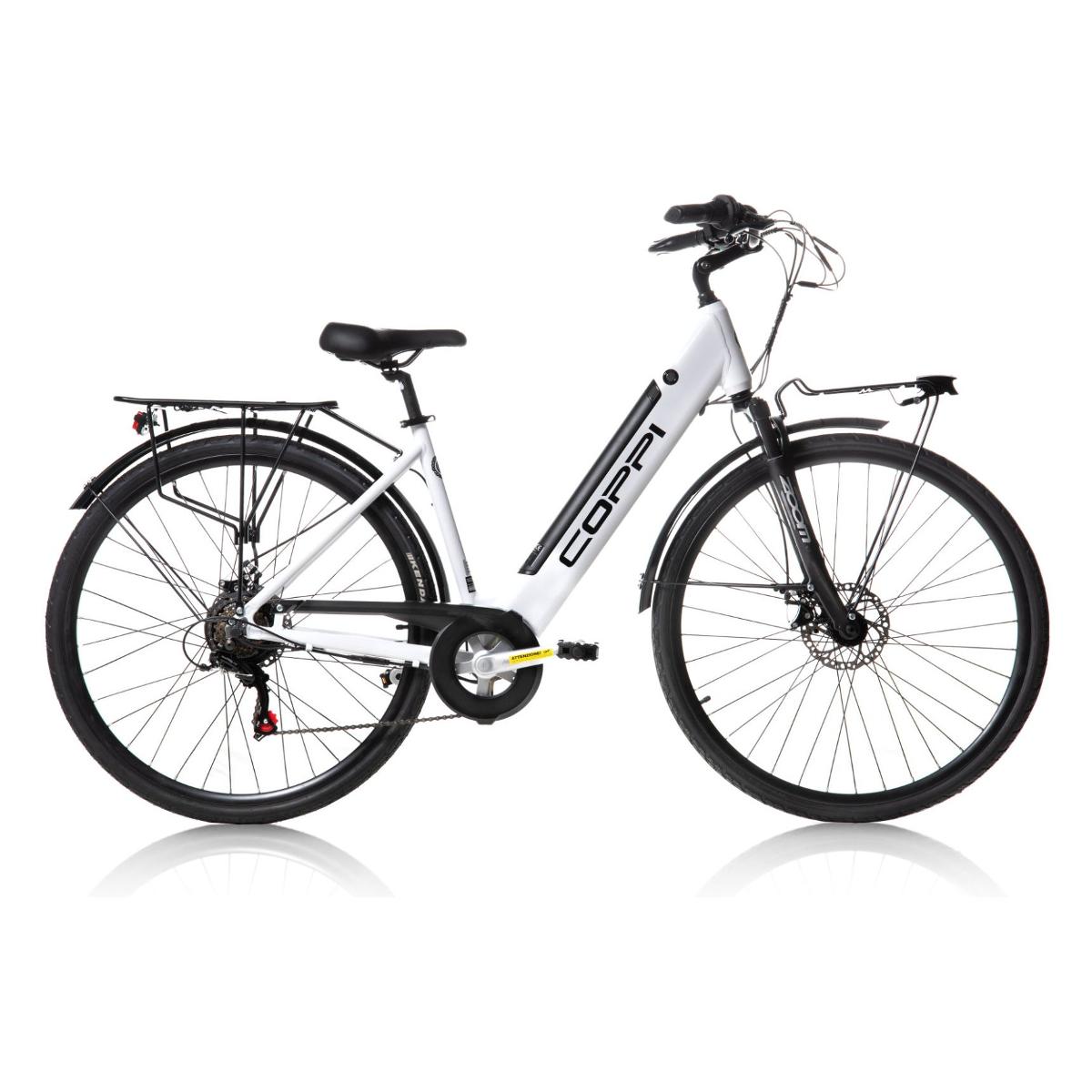 Bicicletta elettrica Fausto Coppi Rambla Donna 28 bianca