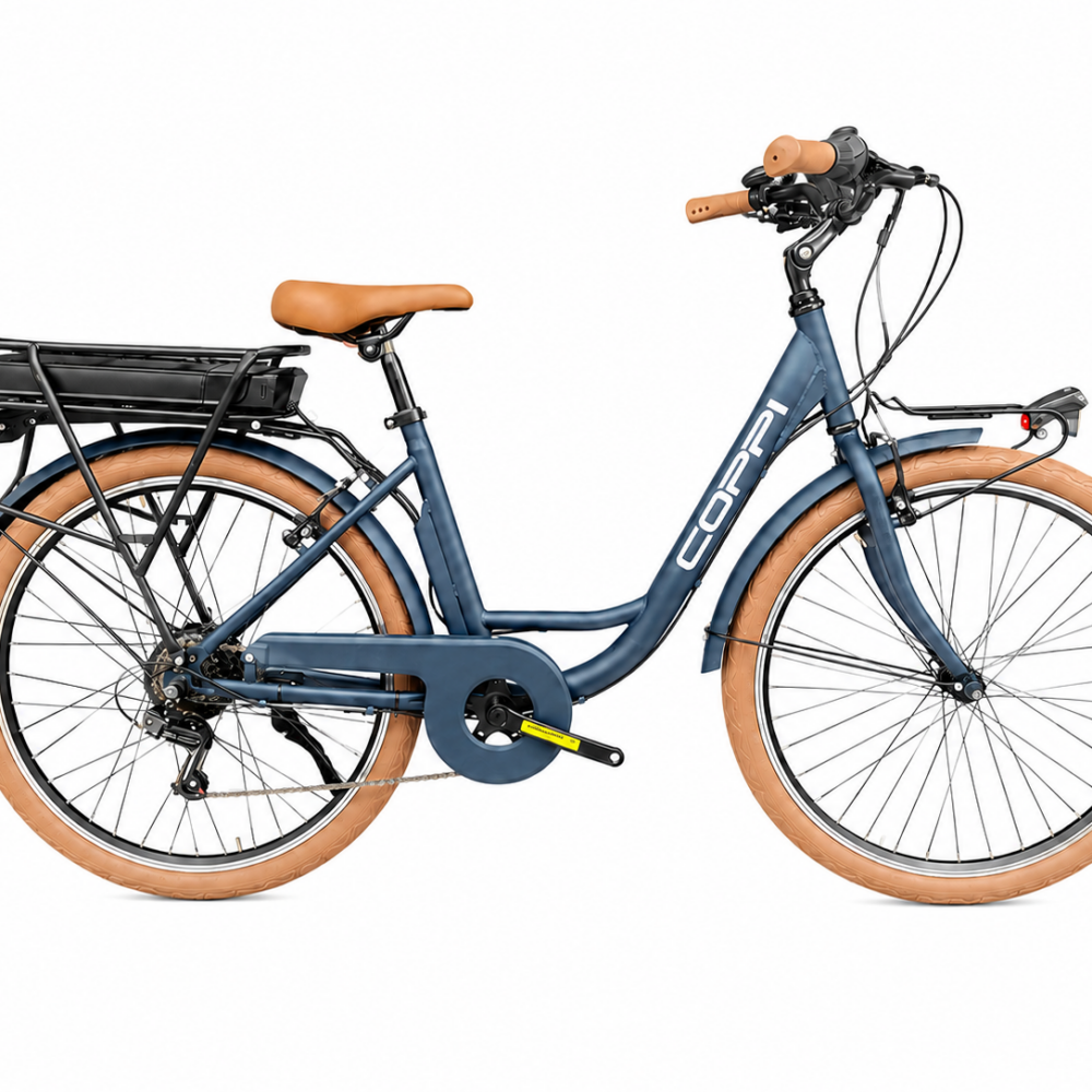 Fausto Coppi 26 Venere blu notte su sfondo bianco