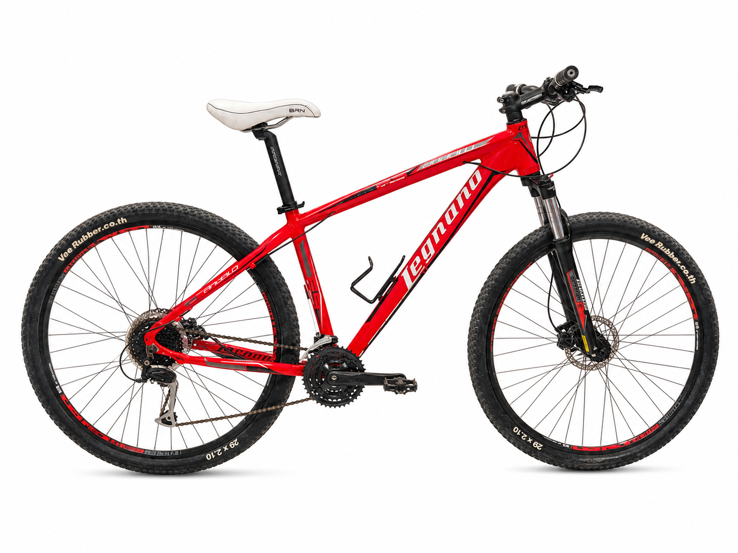 MTB Legnano Andalo 29 usata rossa – vista laterale