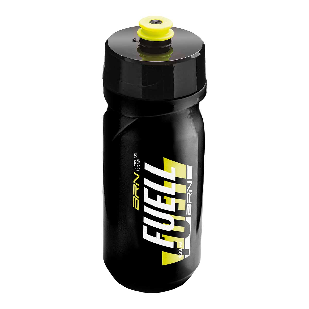 Borraccia BRN Fuell 600 ml nera e gialla