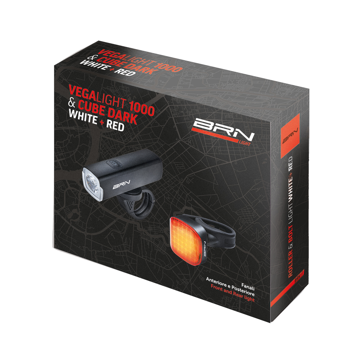 Kit fanali BRN Combo Vega e Cube FA132N e FA139
