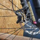 Pinza e disco del freno idraulico anteriore Tektro Gemini sulla Fausto Coppi Symbol usata