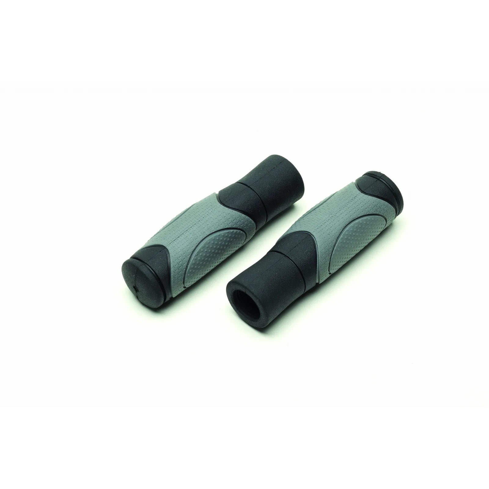 Bonin Dual Color – manopole MTB in gomma nero e grigio 130 mm