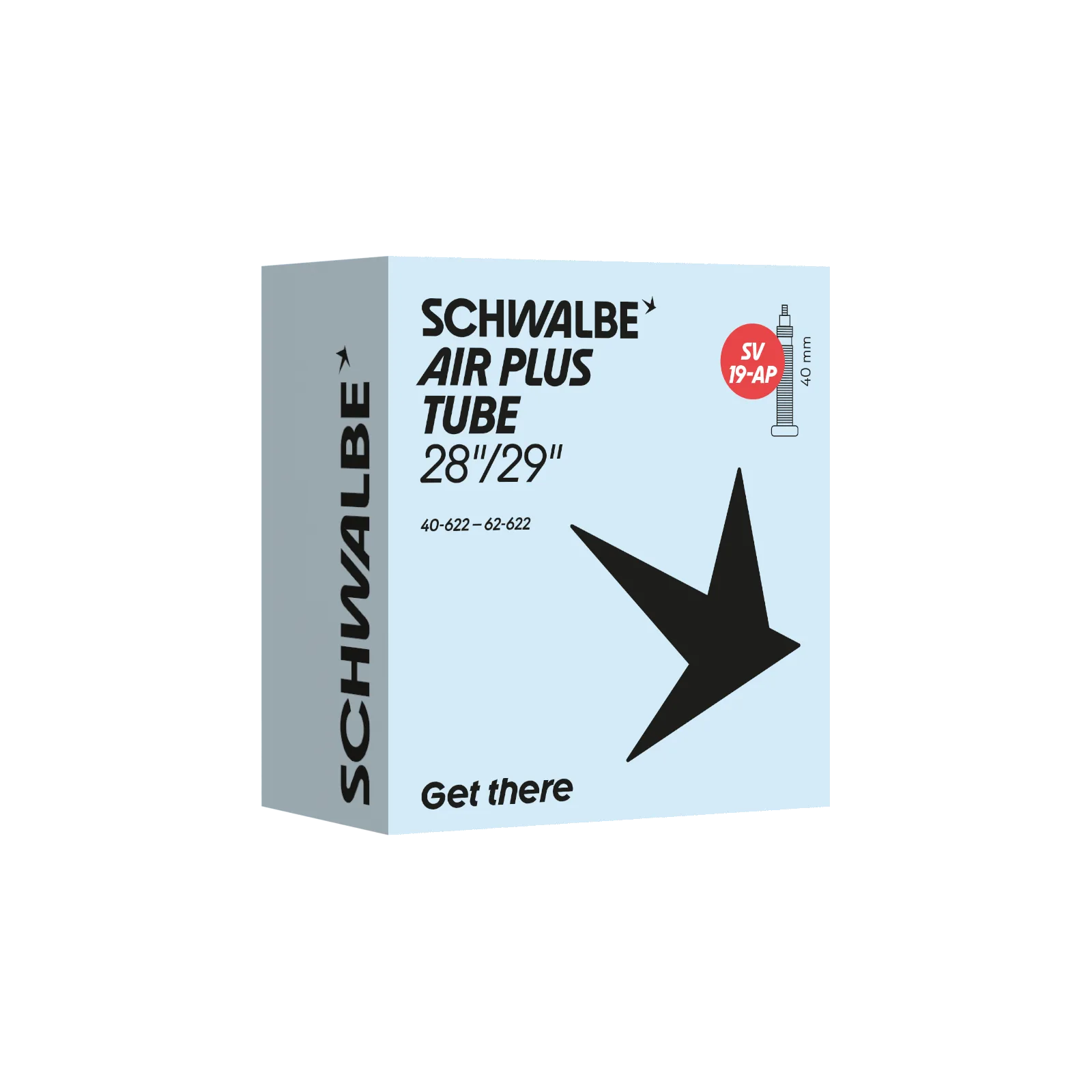 Camera d’aria Schwalbe Air Plus SV19AP 28/29 – Presta 40 mm