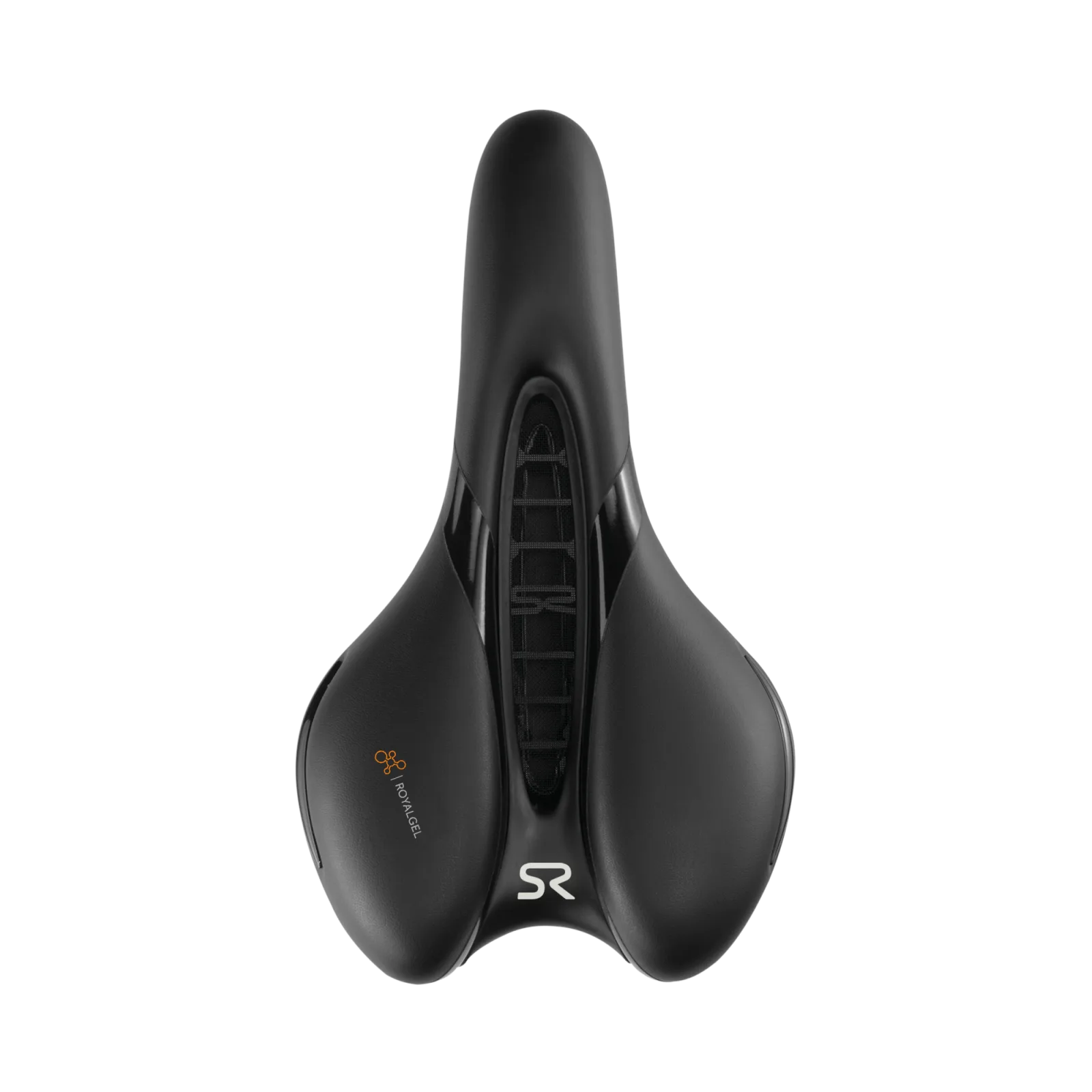 Selle Royal Respiro Athletic Stracciatella – sella nera con canale di ventilazione