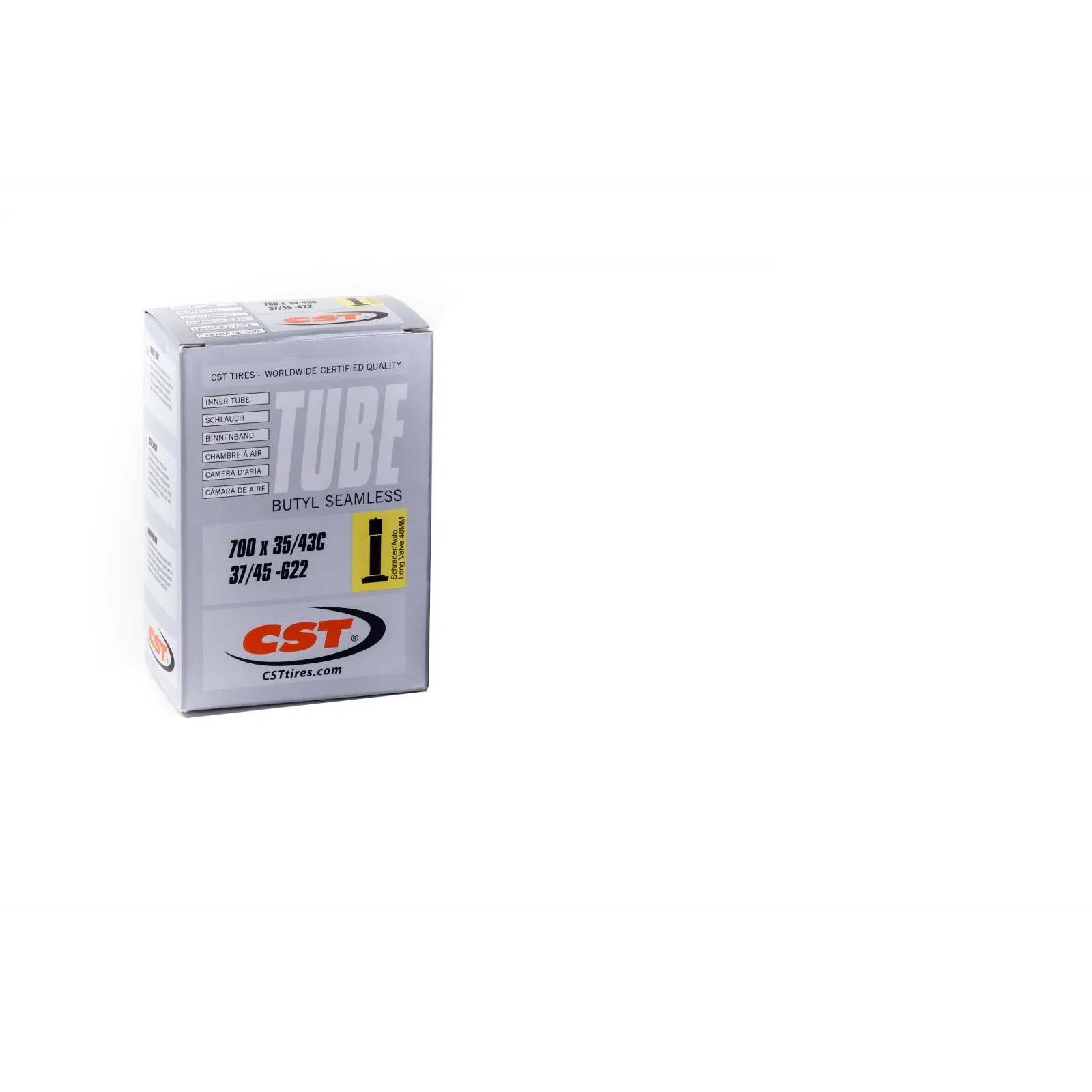 Camera d’aria CST 700 × 35–43C – Schrader 48 mm