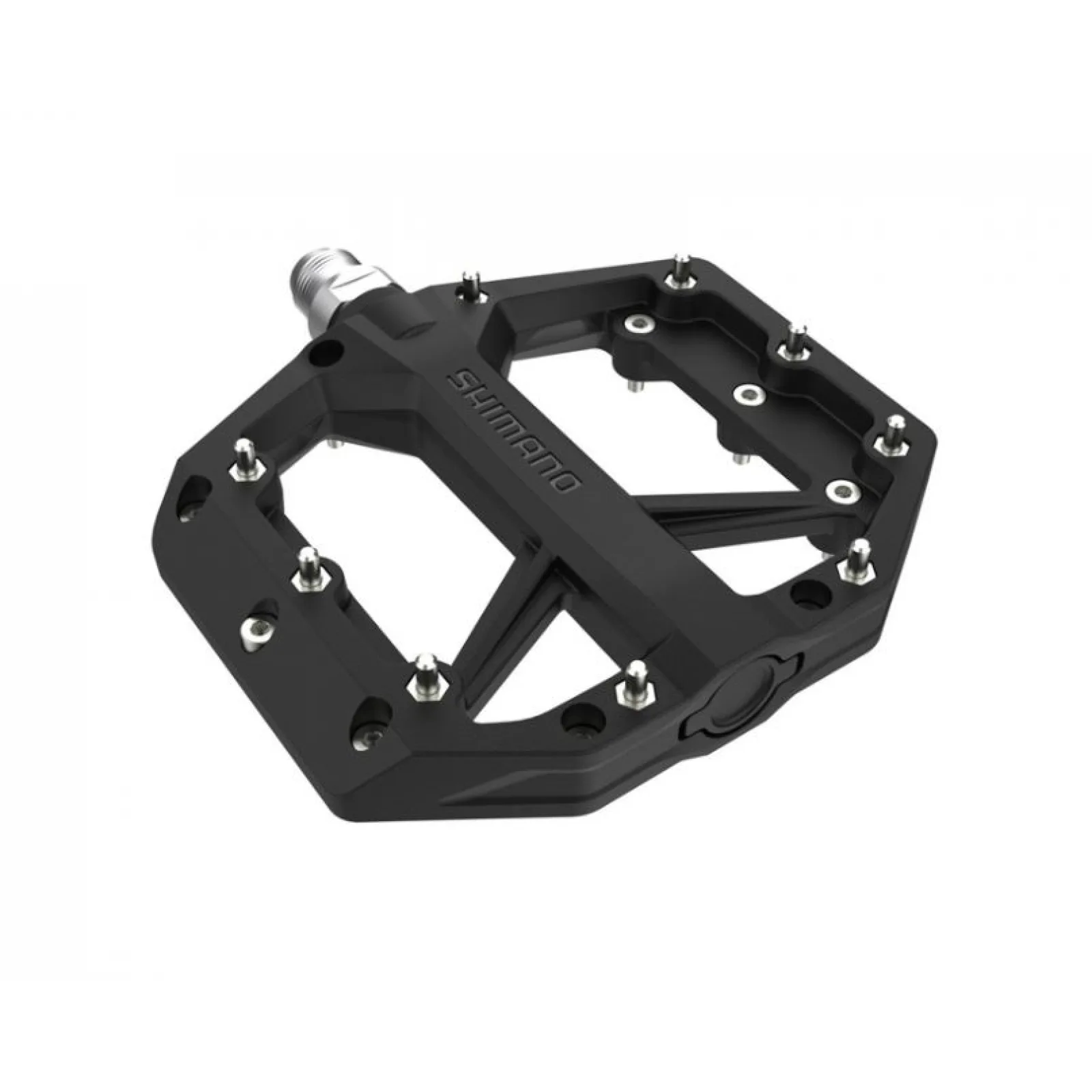 Shimano PD-GR400 – pedali flat in resina neri con pin rimovibili