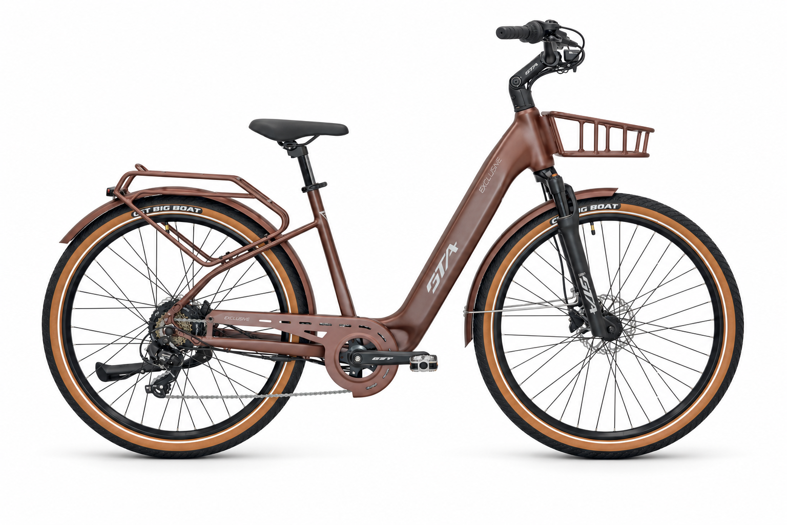 Bicicletta elettrica GTA Exclusive – vista laterale